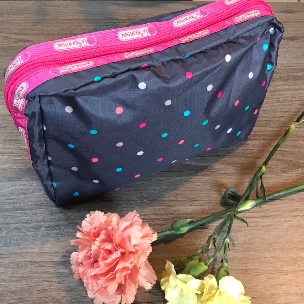 LeSportsac Retired Polkadot XL Cosmetic